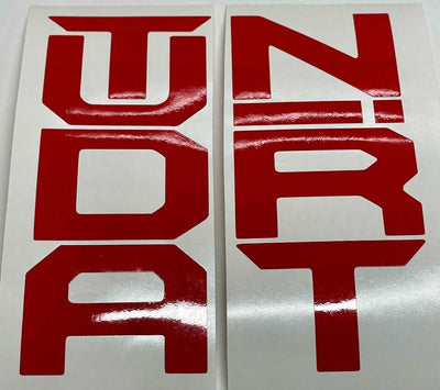 Premium Cast Vinyl Decal Letter Inserts for 2022-2025 Tundra Front Bumper
