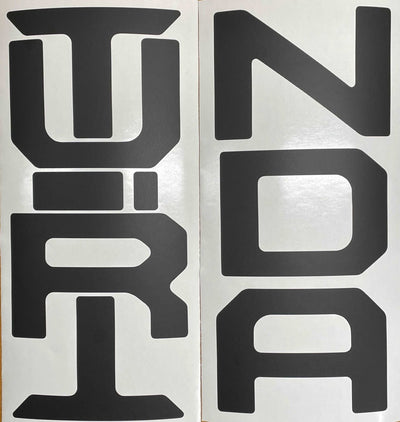 Premium Cast Vinyl Decal Letter Inserts for 2022-2025 Tundra Tailgate