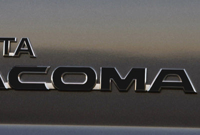 Premium Cast Vinyl Decal Letter Inlays for 2005-2015 Tacoma Door and Tailgate Emblems