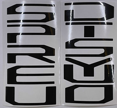 Premium Cast Vinyl Decal Letter Inserts for 2017-2024 SUPER DUTY Tailgate