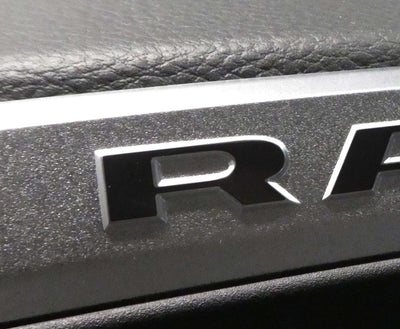 Premium Cast Vinyl Decal Letter Inlays for 2019-2025 RAM Dashboard