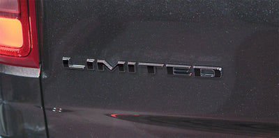 Premium Cast Vinyl Decal Letters for 2019-2025 RAM 1500 Limited Doors and Tailgate Emblems