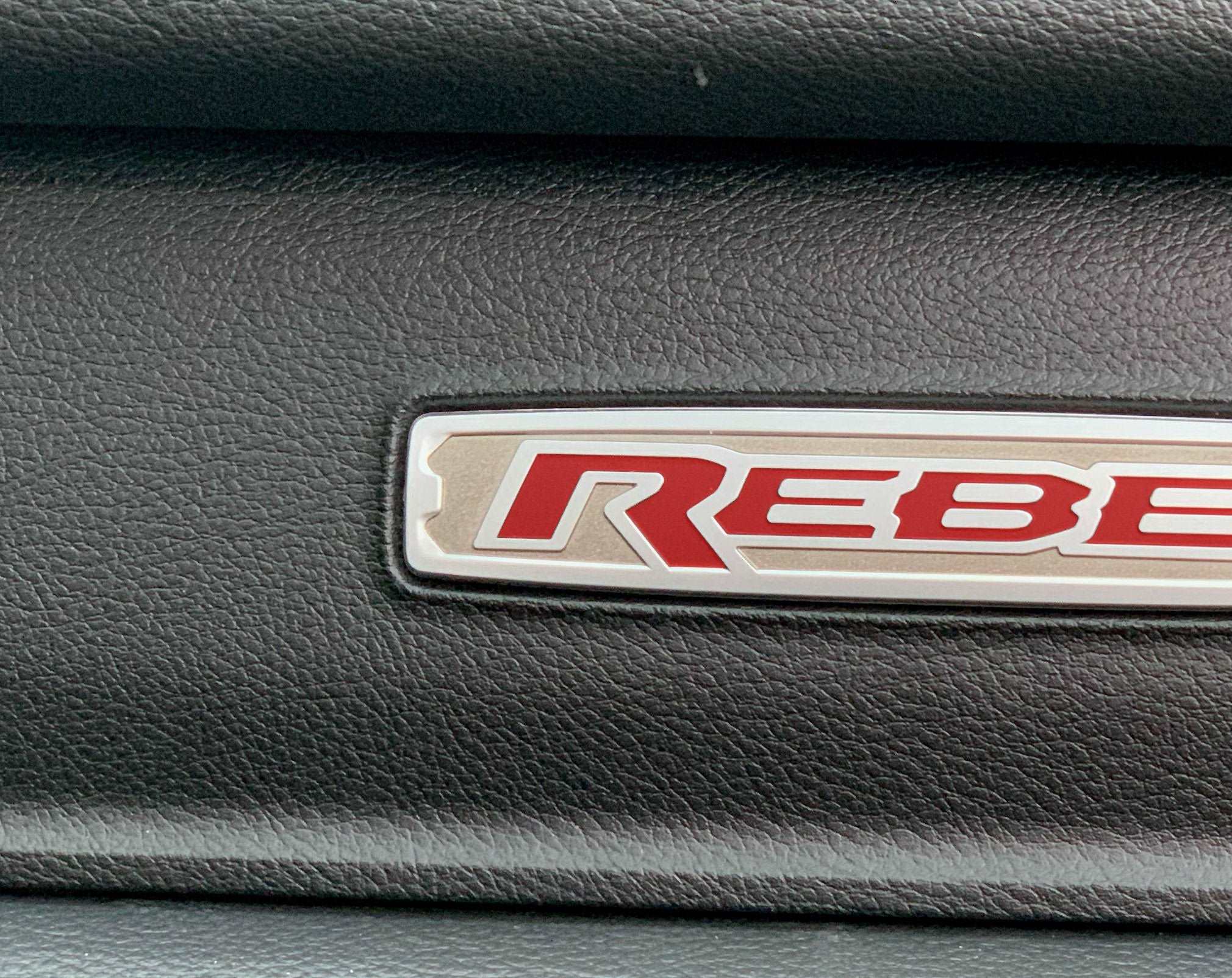 Premium Cast Vinyl Decal Letter Inserts for 2019-2025 RAM REBEL Dashboard