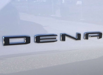 Premium Cast Vinyl Decal Letter Inlays for 2019-2024 SIERRA Doors and Tailgate