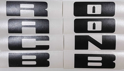 Premium Cast Vinyl Decal Letter Inlays for 2020-2025 Bronco/Bronco Sport Grille
