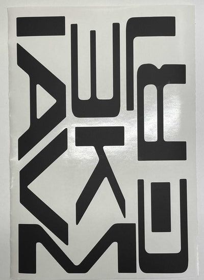Premium Cast Vinyl Decal Letter Inserts for 2022-2025 Maverick Tailgate