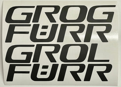 Premium Cast Vinyl Decal Letter Inserts for 2023-2025 Corolla GR-Four Rocker Panels