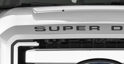 Premium Cast Vinyl Decal Letter Inserts for 2008-2016 SUPER DUTY Hood