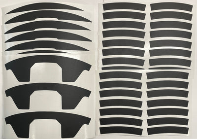 Premium Cast Vinyl Decal Overlays for 2022-2025 Tundra TRD Off Road 18" Wheels