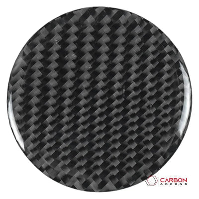 Real Carbon Fiber Center Console Panel Overlay for 2011-2020 Dodge Durango