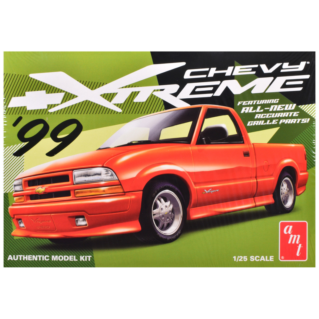 Skill 2 Model Kit 1999 Chevrolet S-10 Xtreme Pickup Truck 1/25 Scale Model