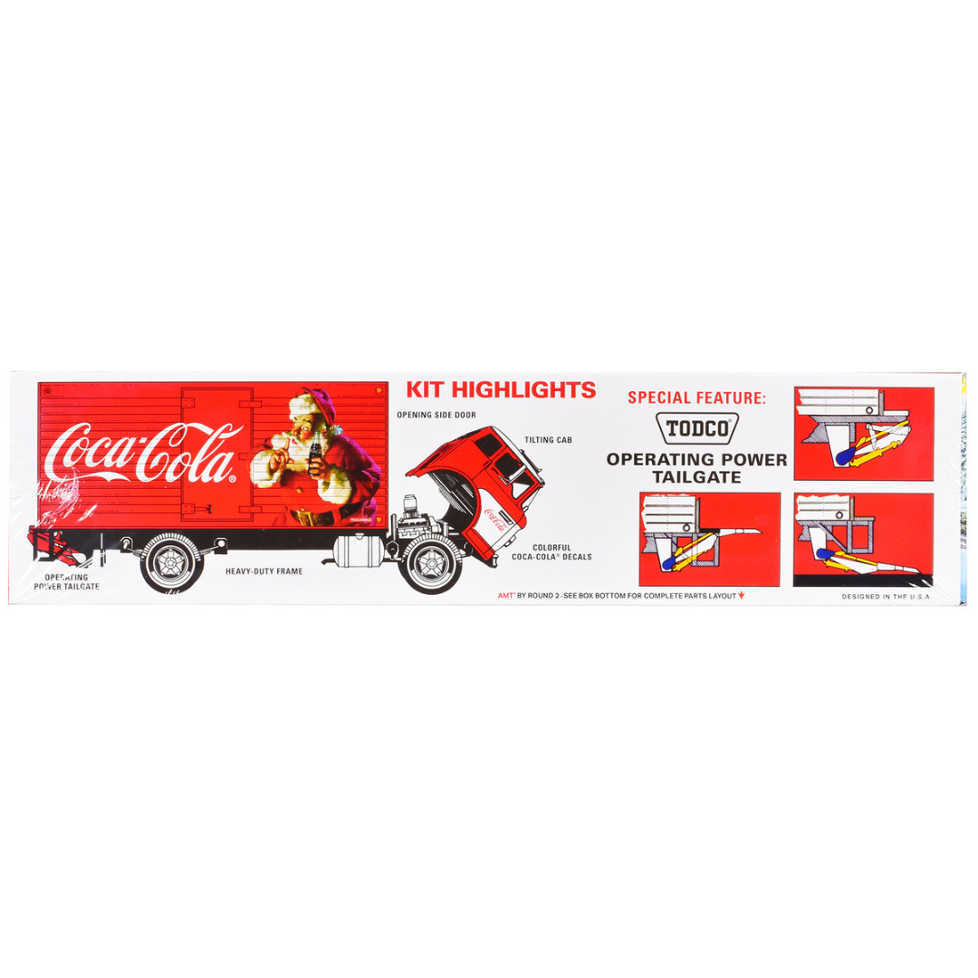 Skill 3 Model Kit Ford C-600 City Delivery Truck "Holiday Hauler - Coca-Cola" 1/25 Scale Model