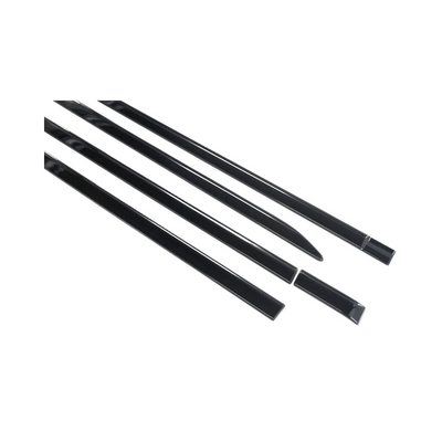 2019-26 Ram 1500 Crew Cab 6 PCS Gloss Black Tape-on Door Molding Set