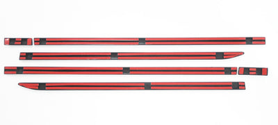 Trim Illusion SM6106BLK gloss black door molding set for 2019-2026 Ram 1500 - image 4