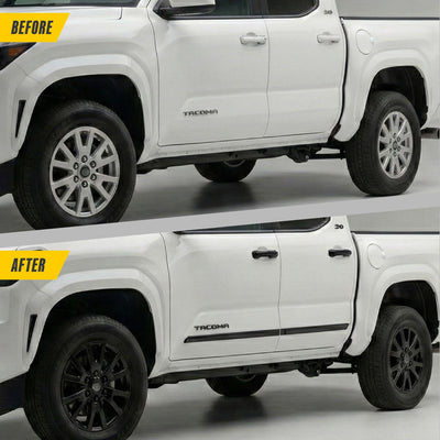 Trim Illusion SM6113BLK gloss black door molding set for 2024-2026 Toyota Tacoma - image 8