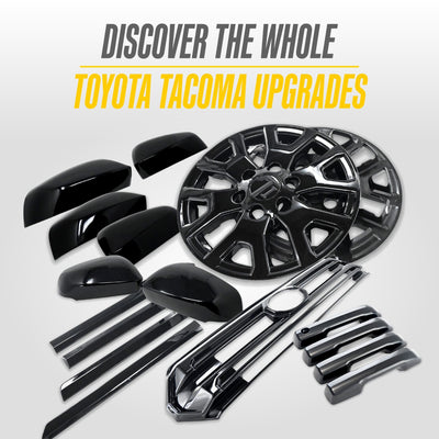 Trim Illusion SM6113BLK gloss black door molding set for 2024-2026 Toyota Tacoma - image 4