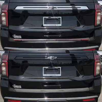 2021-2024 Chevrolet Suburban/Tahoe 1 PC Gloss Black Tailgate Molding