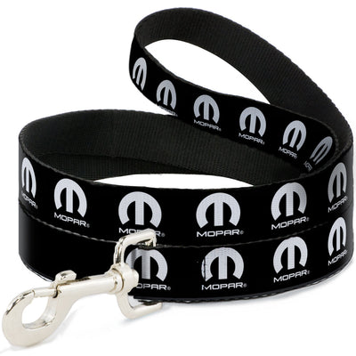dog-leash-mopar-logo-repeat-black-white