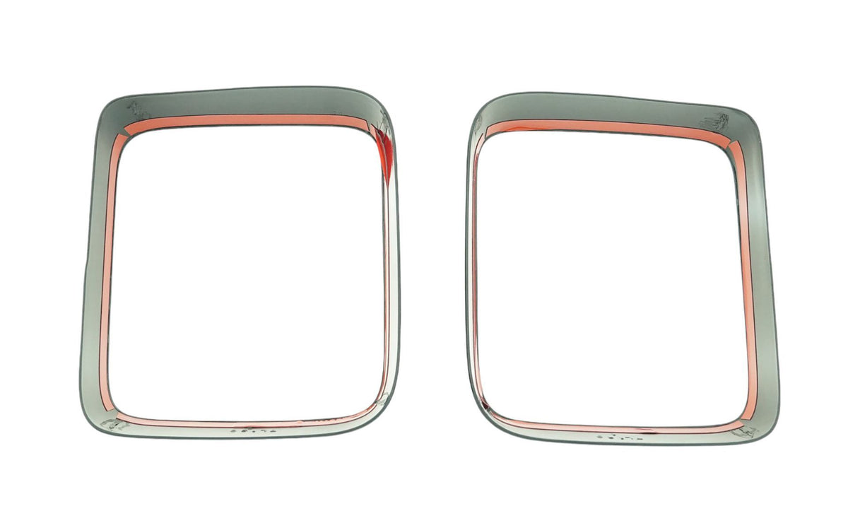 Trim Illusion TL6180BLK gloss black tail light bezel set for 2018-2023 Jeep Wrangler - image 3