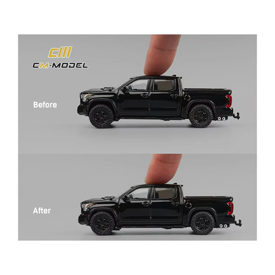 Toyota Tundra Pickup Truck Black 1/64 Diecast Model Car