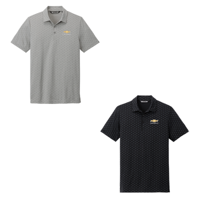 TravisMathew Oceanside Geo Polo - Gold Bowtie