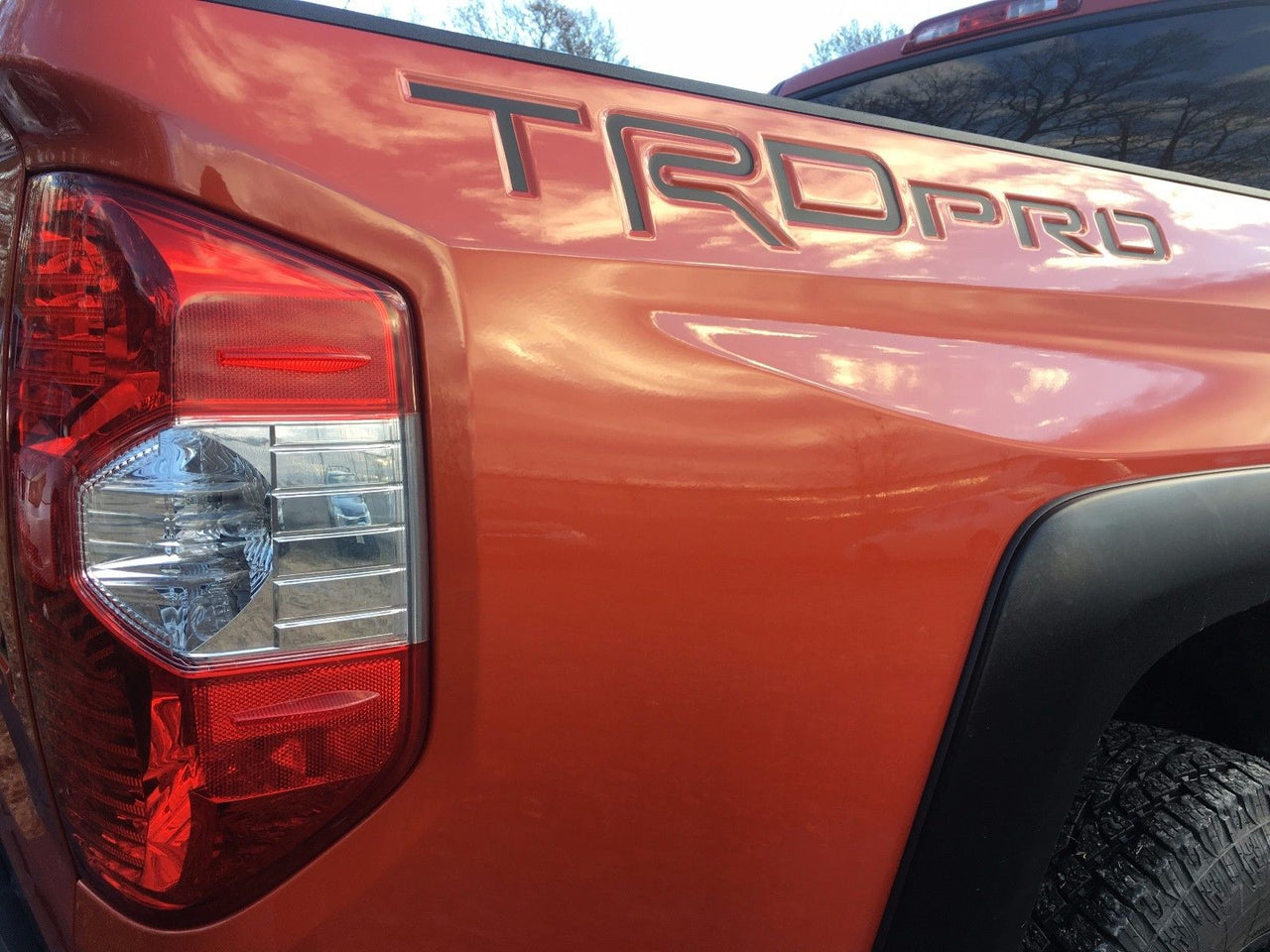 Bed Insert "TRD Pro" Decals for 2014-2021 Toyota Tundra (x2)