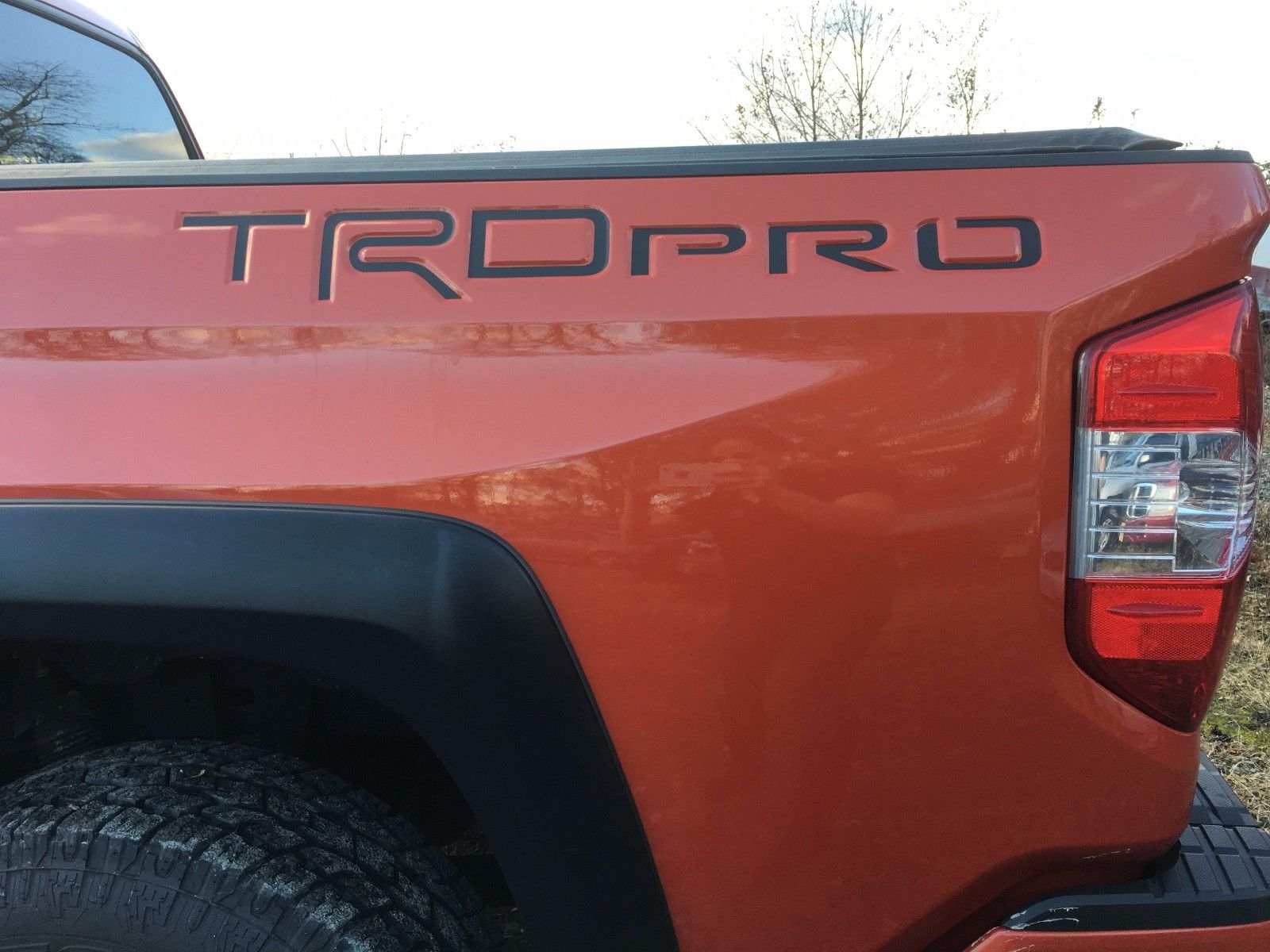 Bed Insert "TRD Pro" Decals for 2014-2021 Toyota Tundra (x2)