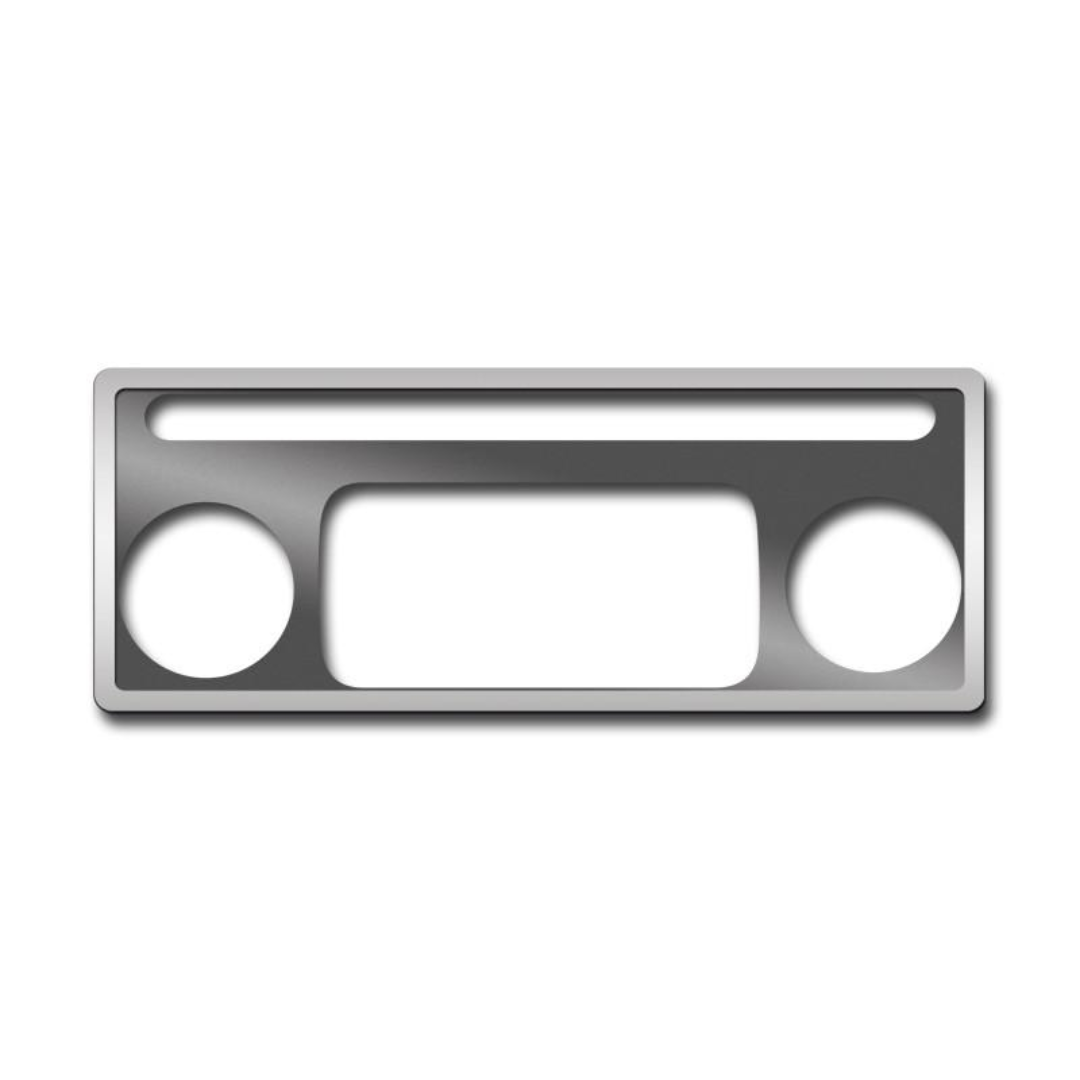 2003-2007 Hummer H2 - AC Plate 2Pc | Polished Stainless Steel