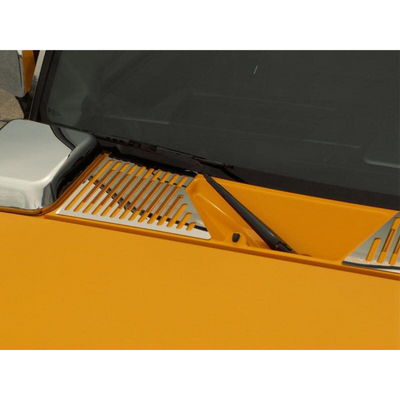 2003-2009 Hummer H2 - Wiper Cowl 2Pc | Polished Stainless Steel