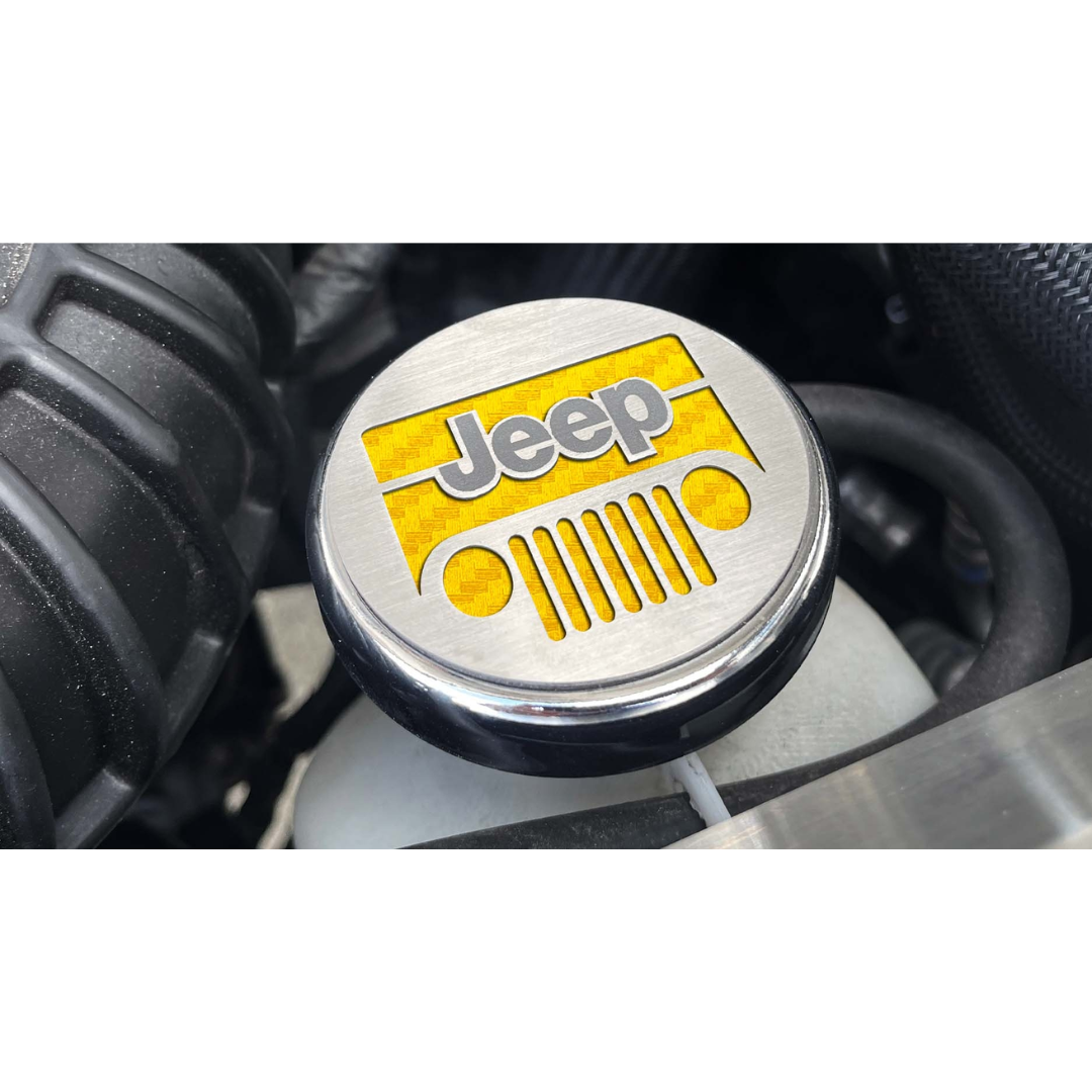 2007-2018 Jeep Wrangler JK - Jeep Logo Cap Set 5pc