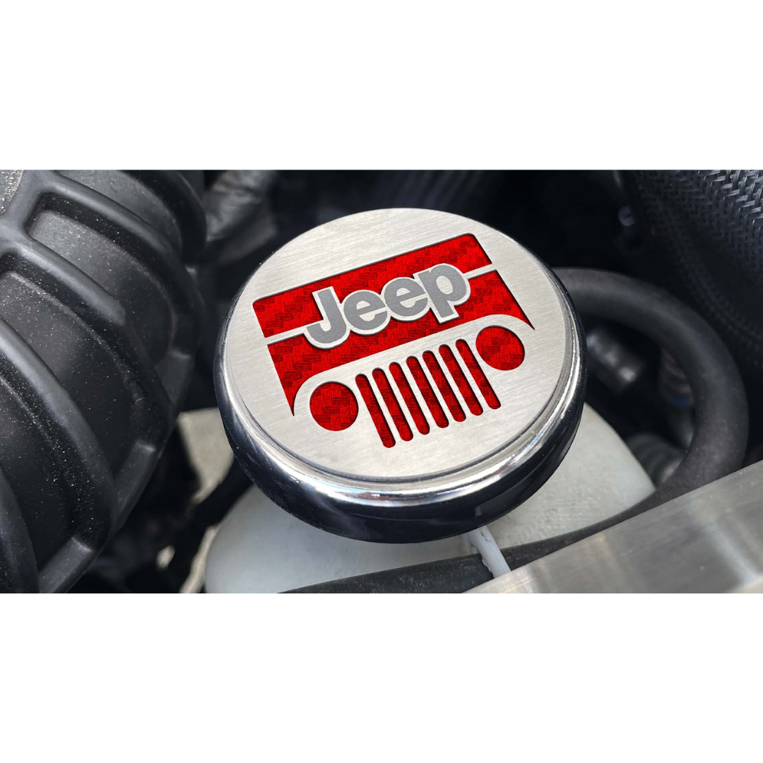 2007-2018 Jeep Wrangler JK - Jeep Logo Cap Set 5pc