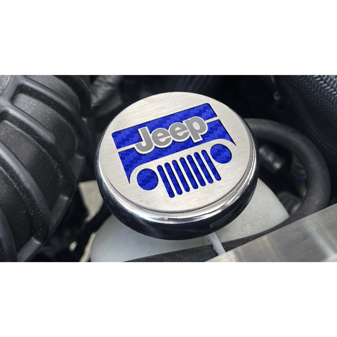 2007-2018 Jeep Wrangler JK - Jeep Logo Cap Set 5pc