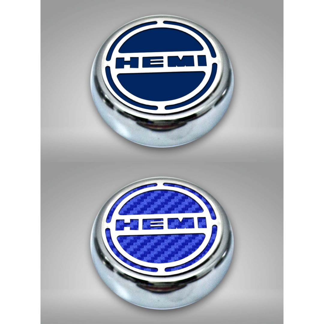 2008-2018 5.7 Hemi V8 Engine - "HEMI" Fluid & Shock Tower Cap Covers 11Pc - 6.1L