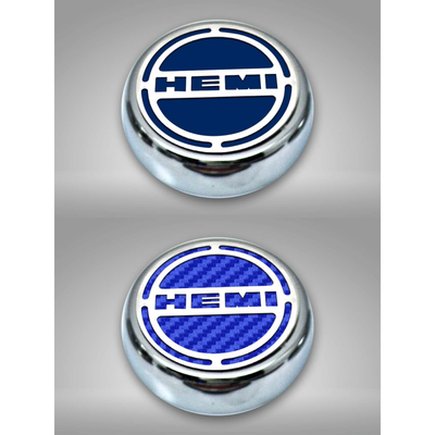 2008-2018 5.7 Hemi V8 Engine - "HEMI" Fluid & Shock Tower Cap Covers 11Pc - 5.7L
