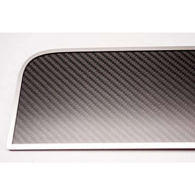 2009-2014 F-150/Raptor - Front Door Inserts Carbon Fiber 6Pc Kit | Stainless Steel/Carbon Fiber