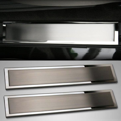 2010-2014 Ford F150/Raptor - Outer Rear Door Sills 2Pc | Brushed/Polished Stainless Steel