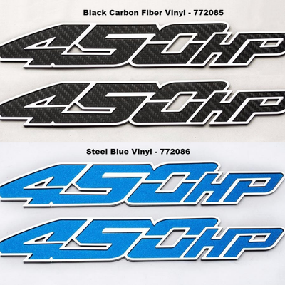2017-2018 Ford Raptor - 450 Horsepower Custom Emblems 2Pc | 3 Style Options