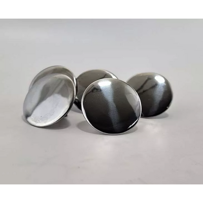 SSR Hood Button Kit 5pc Large | Nickel Finish