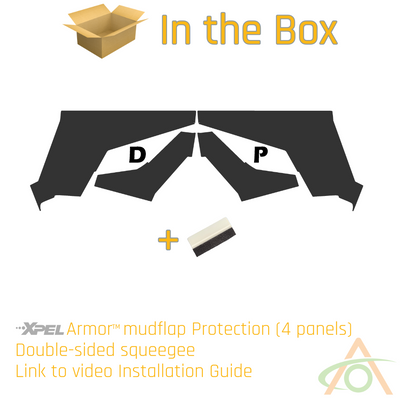 Ultra-Tough Xpel Armor Mudflap Protection