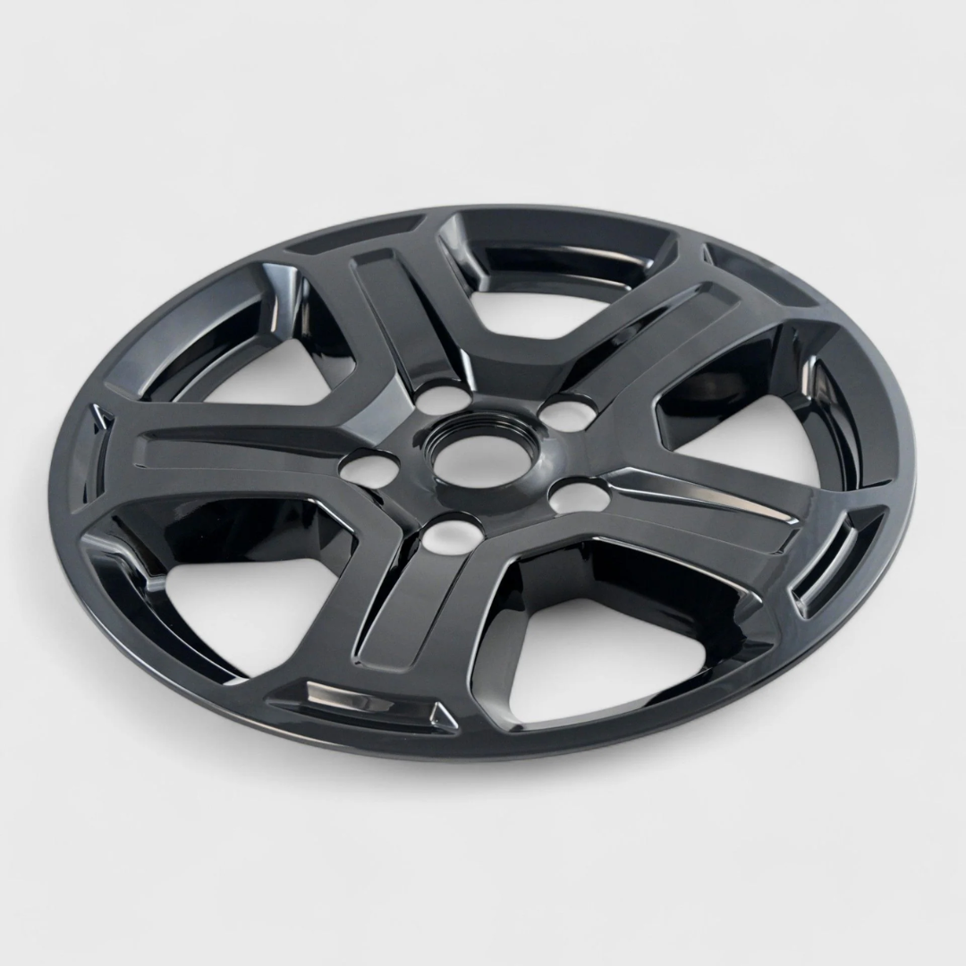 2018-2023 Jeep Wrangler 10 PCS Gloss Black Snap-on Wheel Skin Set