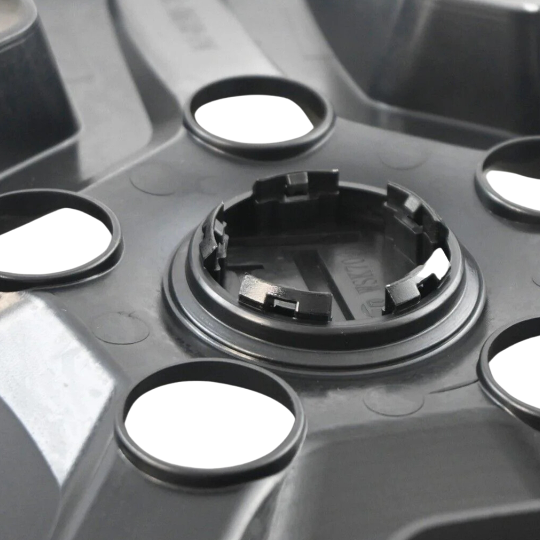 2018-2023 Jeep Wrangler 10 PCS Gloss Black Snap-on Wheel Skin Set