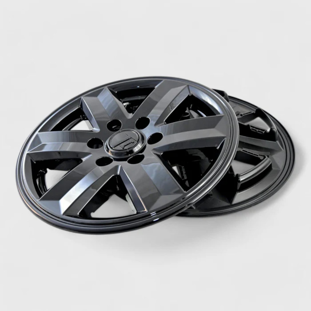 2021-24 Ford F-150 8 PCS Gloss Black Snap-on Wheel Skin Set