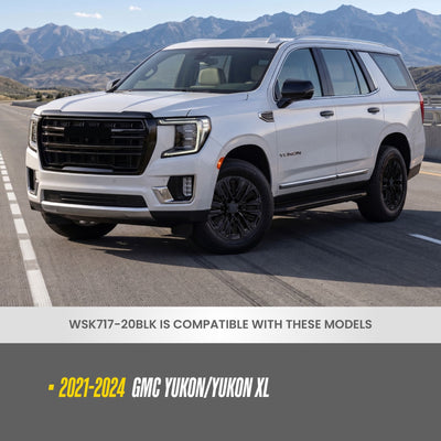 Trim Illusion WSK717-20BLK gloss black wheel skin set for 2021-2024 GMC Yukon and Yukon XL - image 11