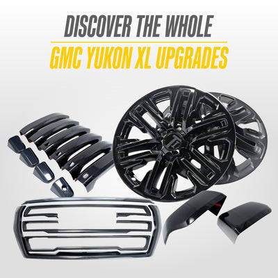 Trim Illusion WSK717-20BLK gloss black wheel skin set for 2021-2024 GMC Yukon and Yukon XL - image 7