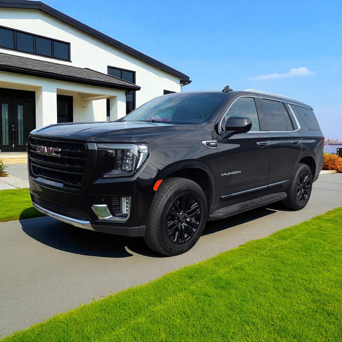 Trim Illusion WSK717-20BLK gloss black wheel skin set for 2021-2024 GMC Yukon and Yukon XL - image 5