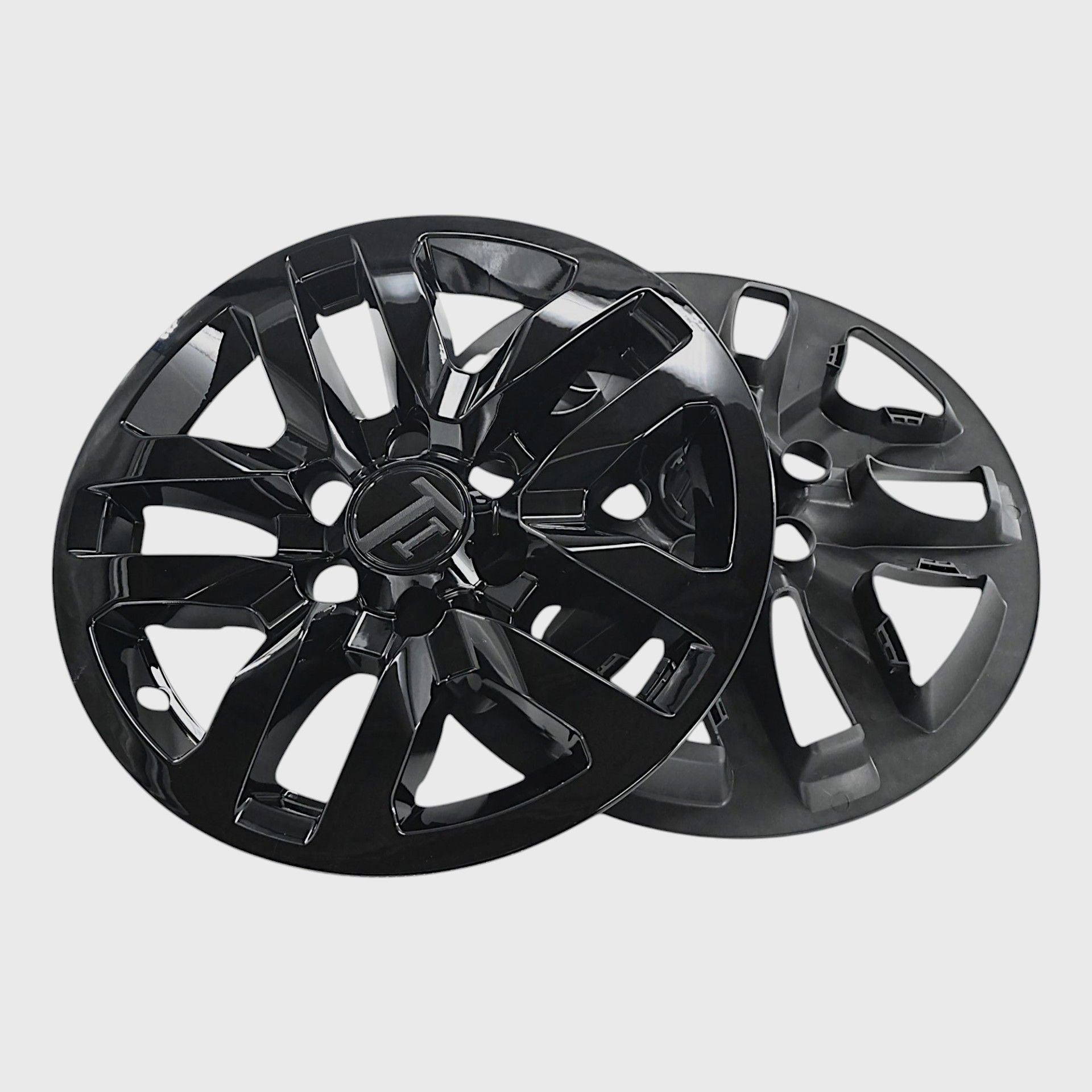 WSK724-18BLK 19-21 Chevrolet Silverado 1500, 21-24 Chevrolet Suburban/Tahoe 8 PCS Gloss Black Snap-on Wheel Skin Set