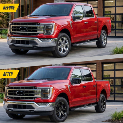 Trim Illusion WSK726-20BLK gloss black wheel skin set for 2021-2023 Ford F-150 - image 11
