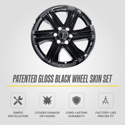 Trim Illusion WSK726-20BLK gloss black wheel skin set for 2021-2023 Ford F-150 - image 10