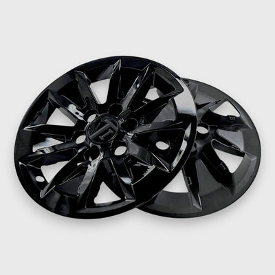 Trim Illusion WSK729-17BLK gloss black wheel skin set for 2019-2026 Chevrolet Silverado 1500 and GMC Sierra 1500 - image 1