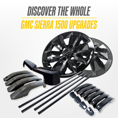 Trim Illusion WSK729-17BLK gloss black wheel skin set for 2019-2026 Chevrolet Silverado 1500 and GMC Sierra 1500 - image 7
